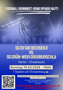 Fußball verbindet - Deine Spende hilft!🙏🏼